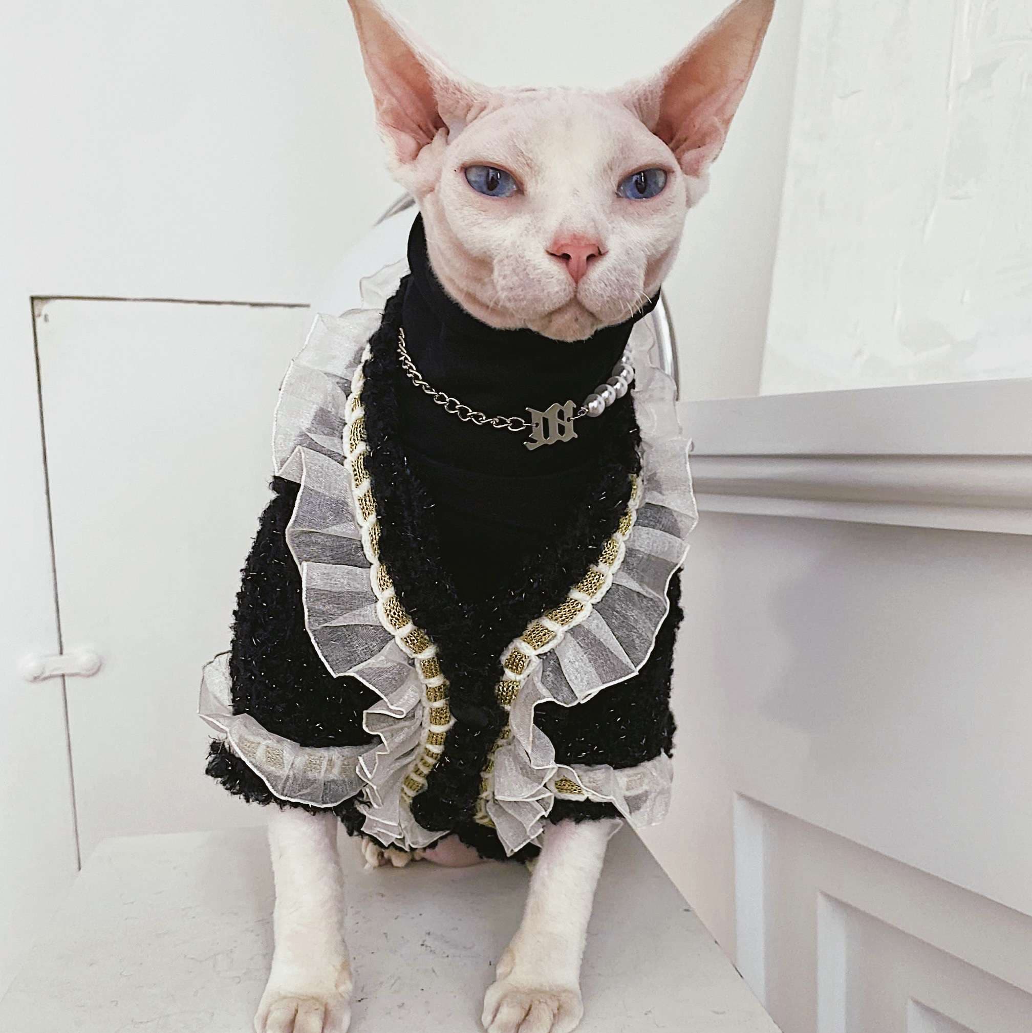 猫服  スフィンクス | 貴族風フリルドレス スフィンクス用