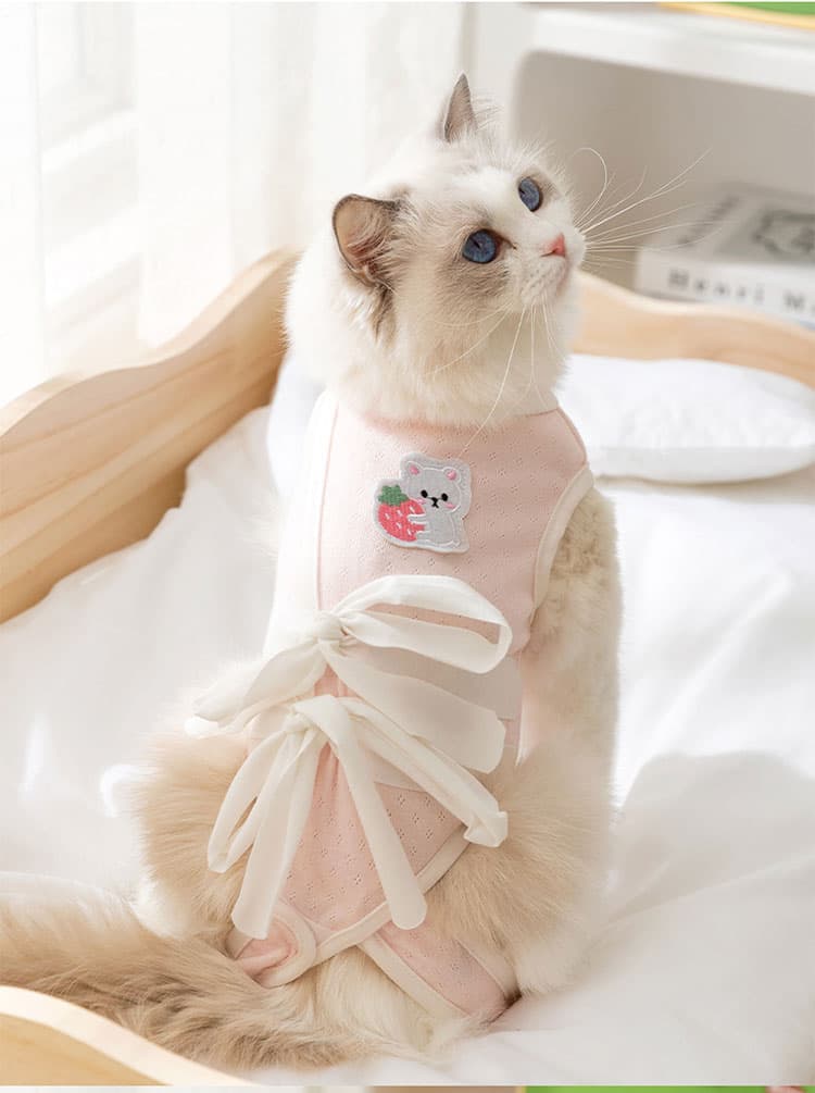 猫服  やさしい包み込み術後ウェア