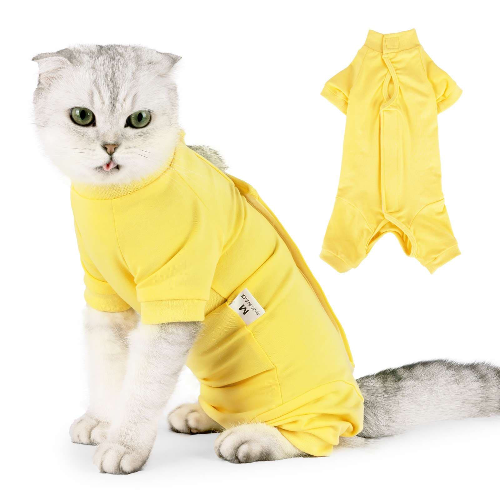 猫服  洋服 | もこもこ猫ちゃん用つなぎパジャマ