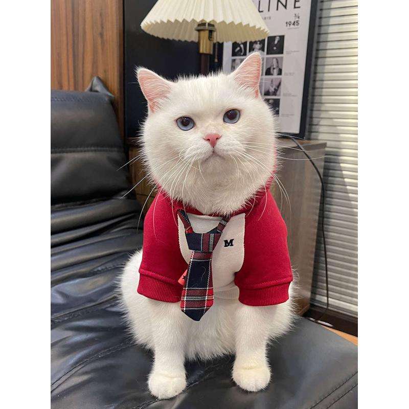 猫服  コスプレ | ネクタイ付きビジネス猫用スーツ