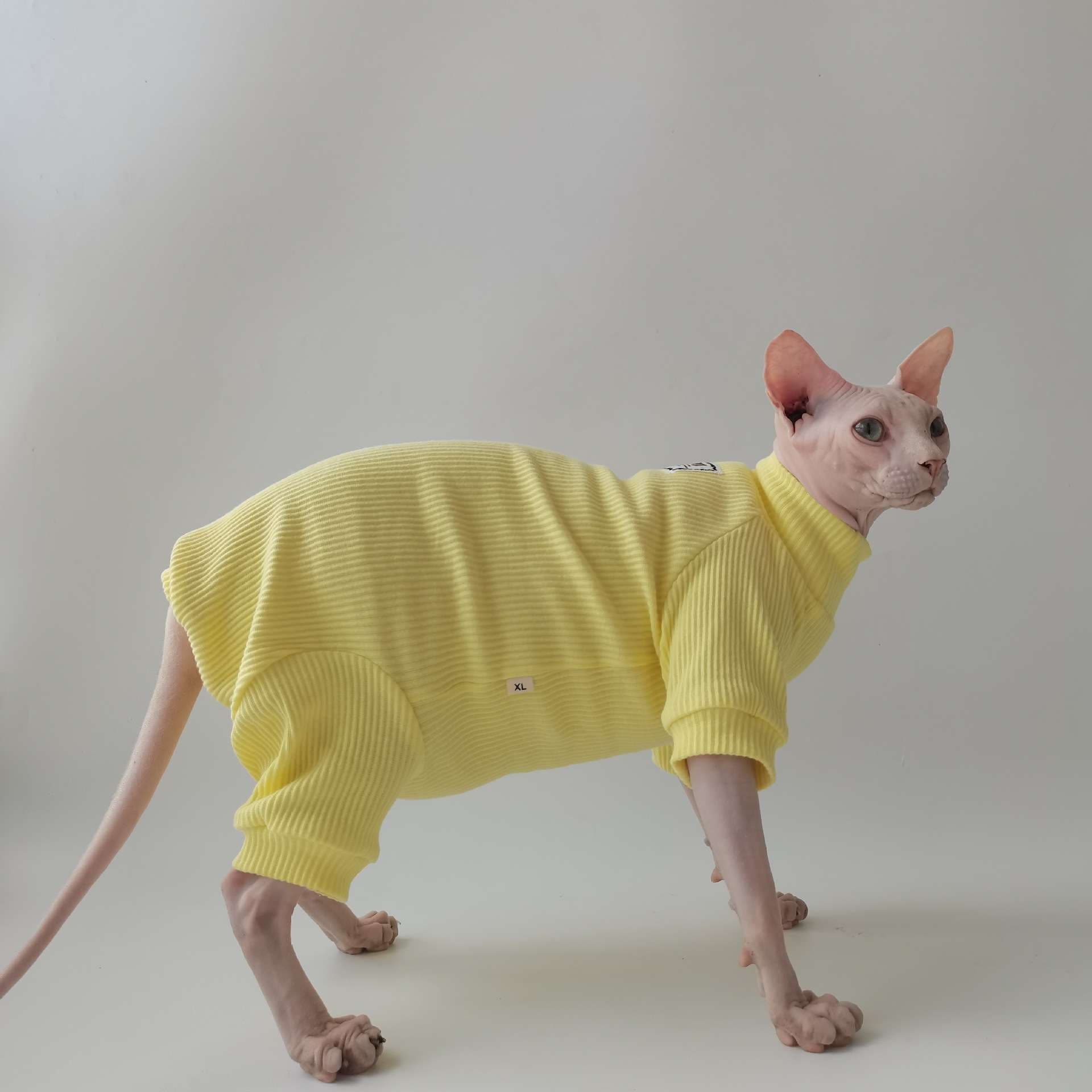 猫服  術後服 | やわらか無毛猫用タートルネック術後服