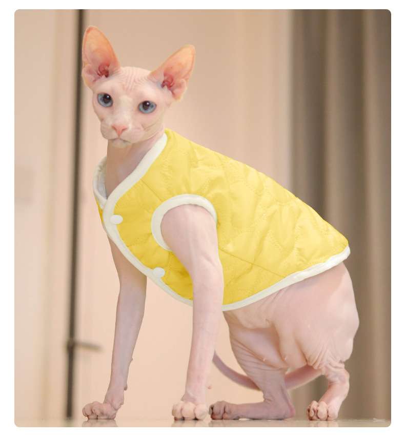 猫服  防寒服 | ネコちゃん用キルティングベスト