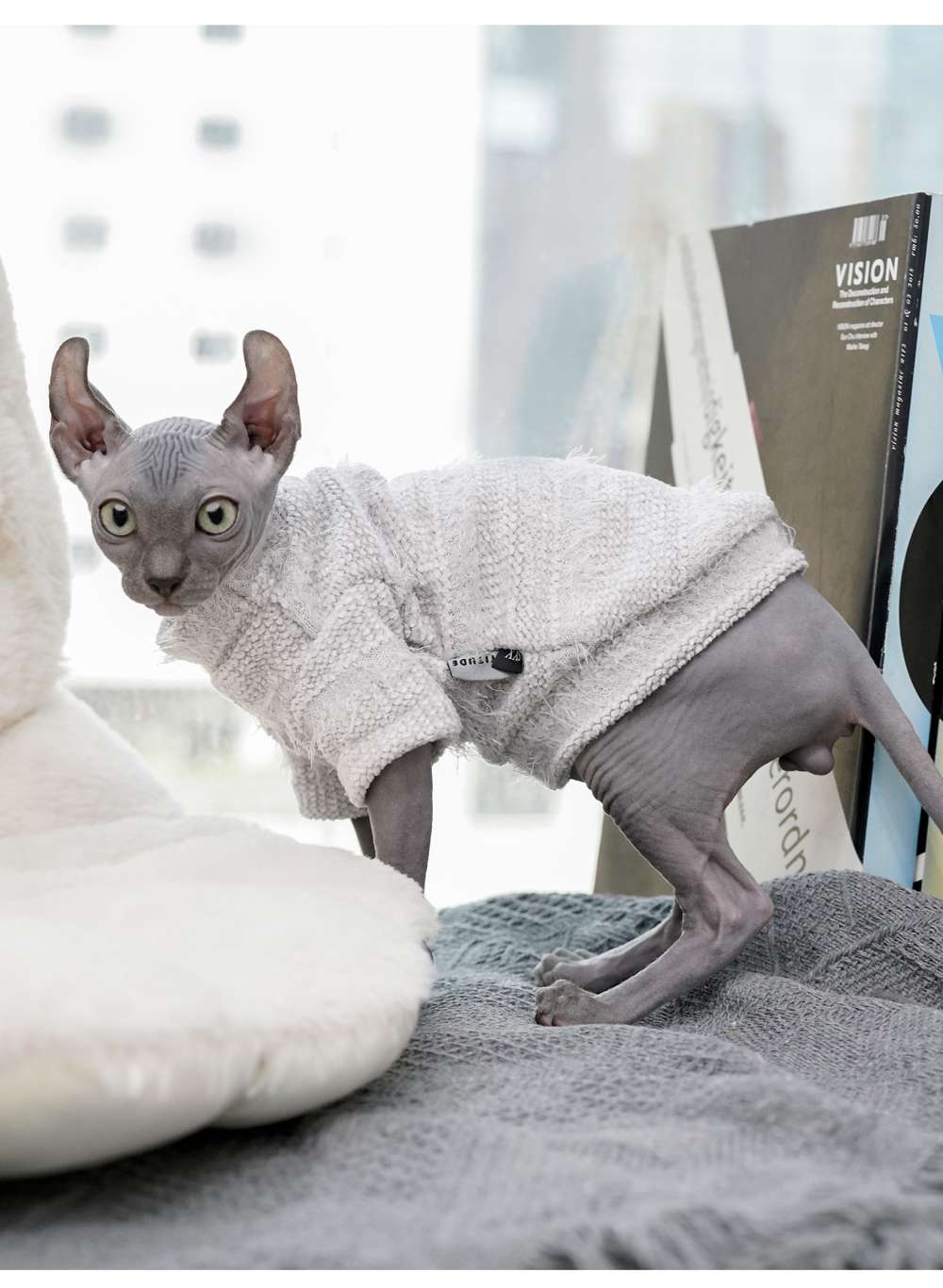 猫服  スフィンクス | もこもこシャツで暖かスフィンクス