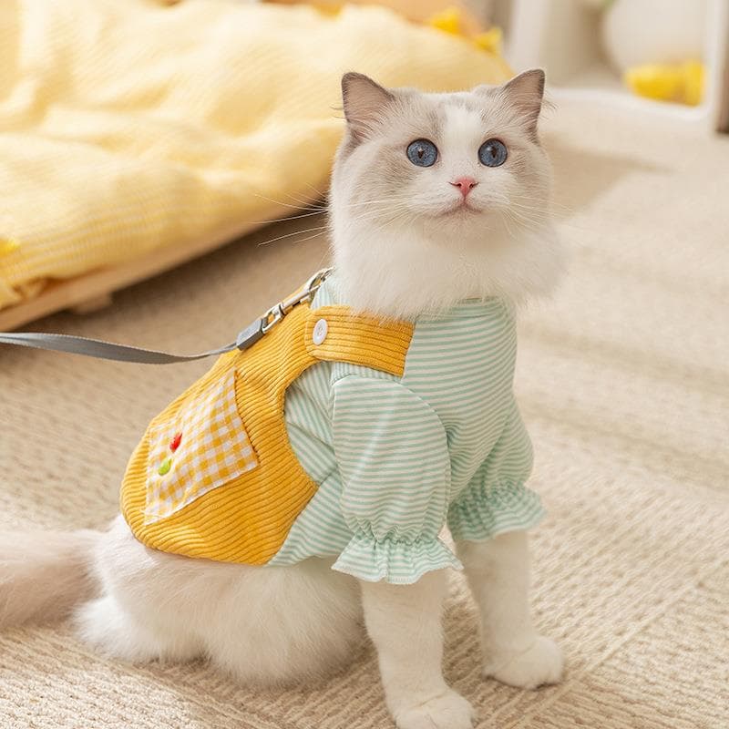 猫服 ふんわりオーバーオール