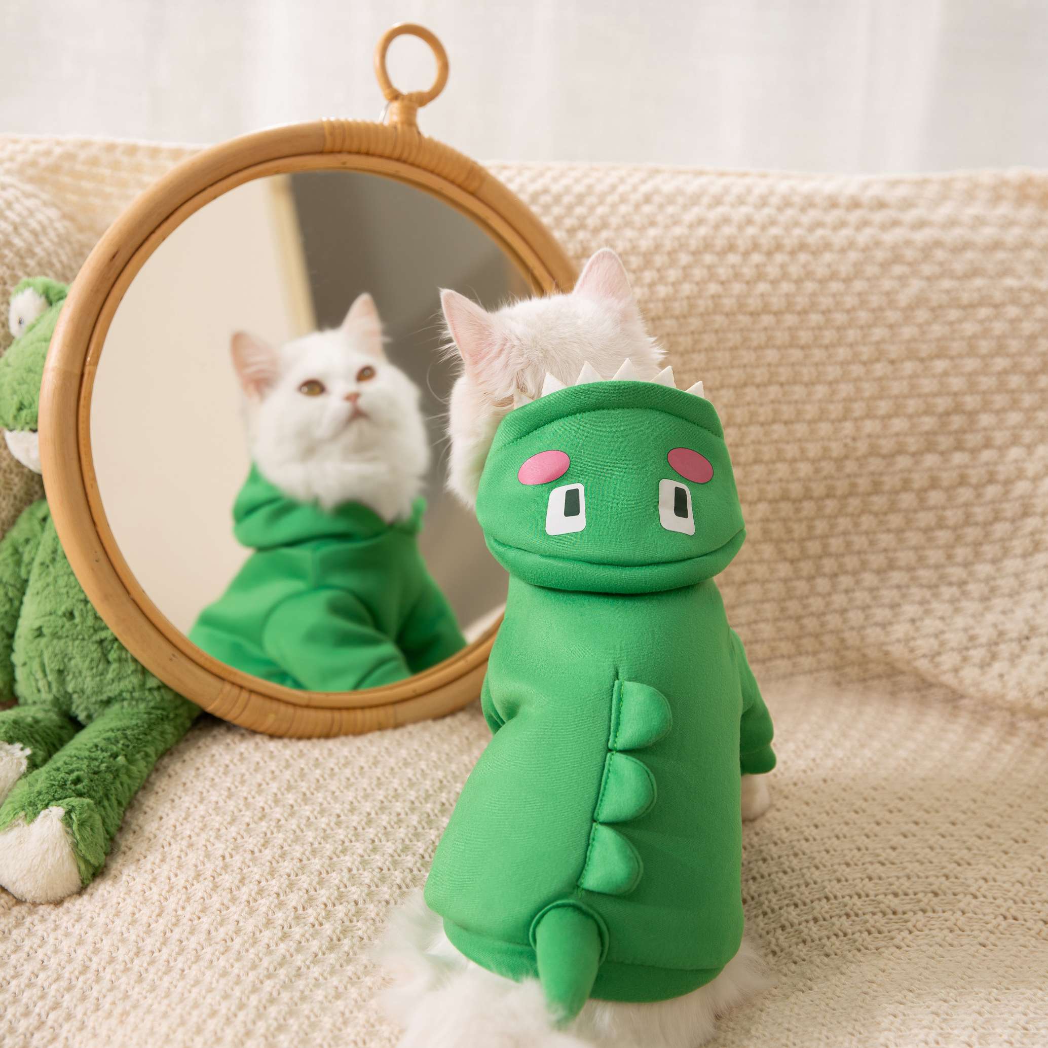 猫服  コスプレ | かわいい恐竜コスプレ猫用パーカー