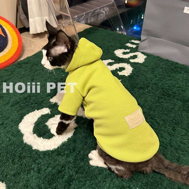 猫服  防寒服 | もこもこパーカー猫ちゃん快適ウェア