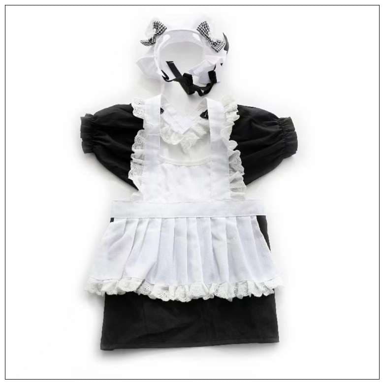 猫服  コスプレ | メイド風フリルドレス猫用コスチューム