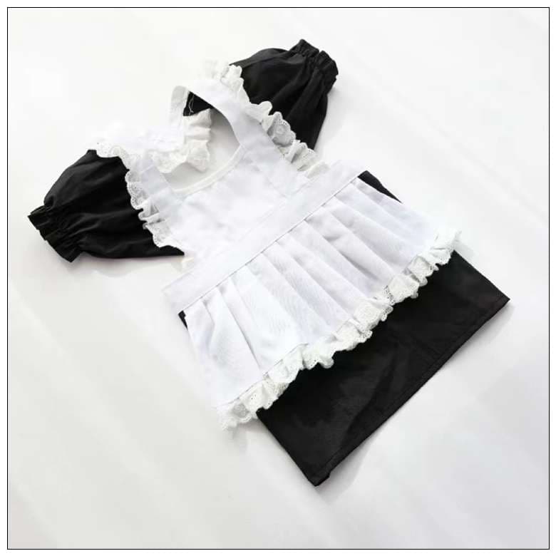 猫服  コスプレ | メイド風フリルドレス猫用コスチューム