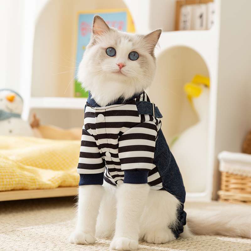 猫服  洋服 | もこもこネコちゃんつなぎパジャマ