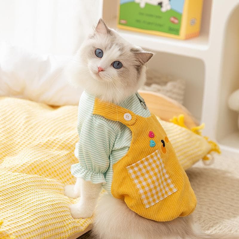 猫服 ふんわりオーバーオール