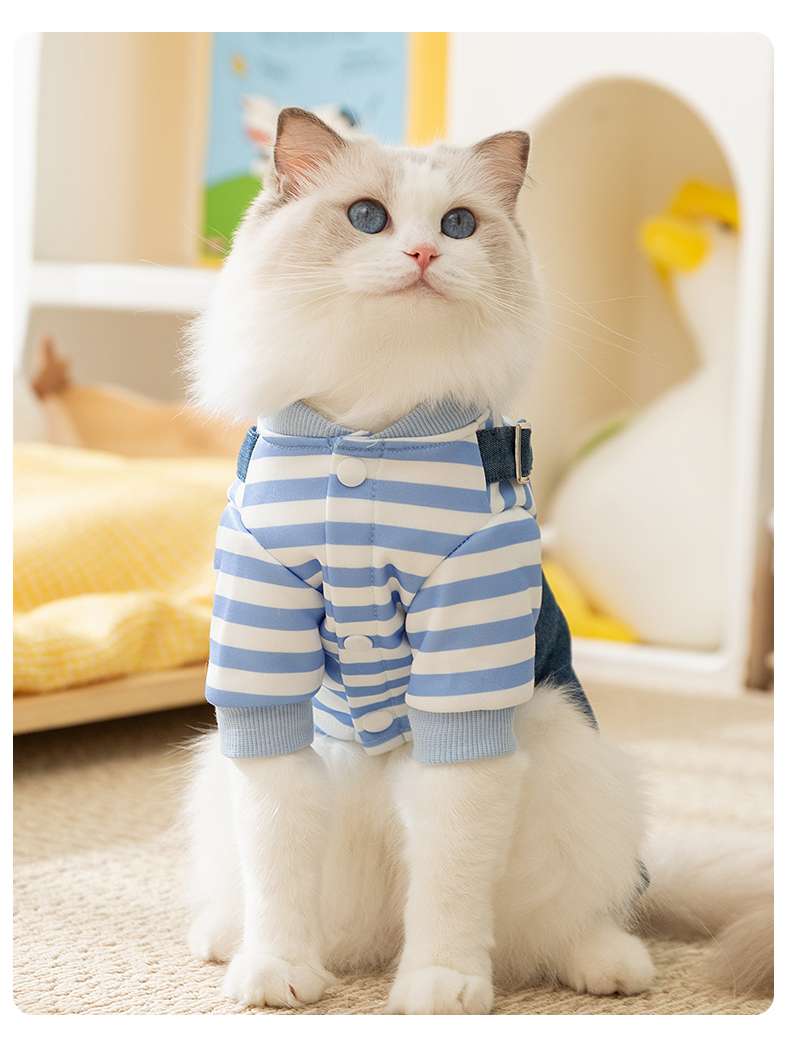 猫服  洋服 | もこもこネコちゃんつなぎパジャマ