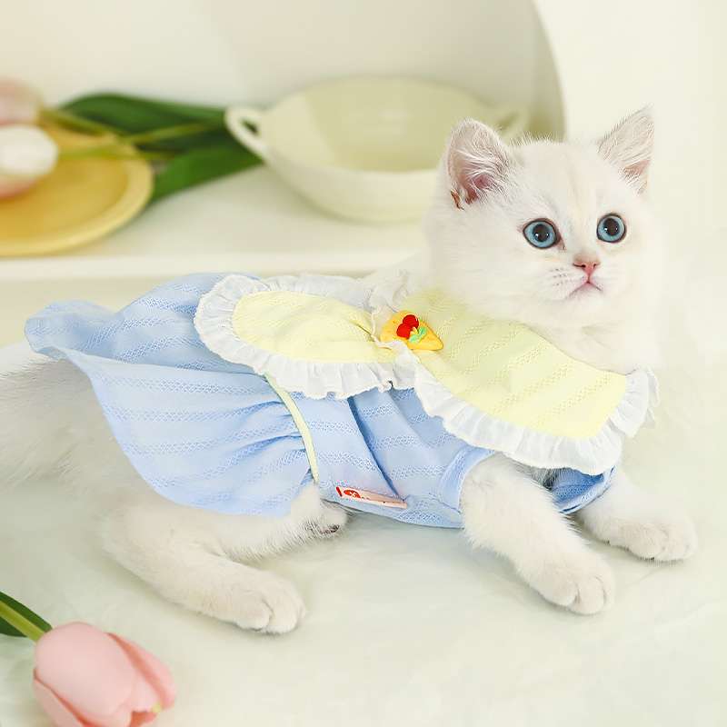 猫服  洋服 | ガーリーメイド風フリルワンピース