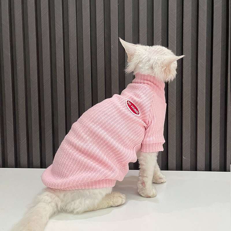 猫服  防寒服 | もこもこタートルネックセーター