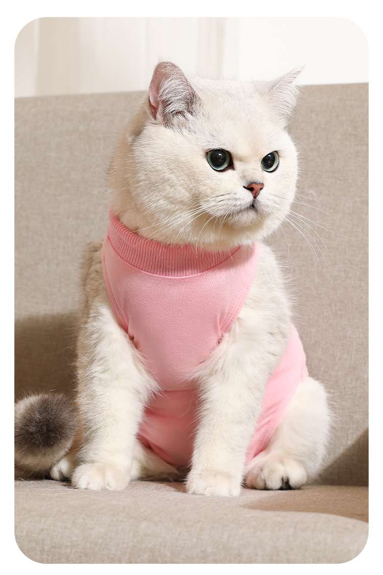 猫服  術後服 | やわらか素材の猫用術後服