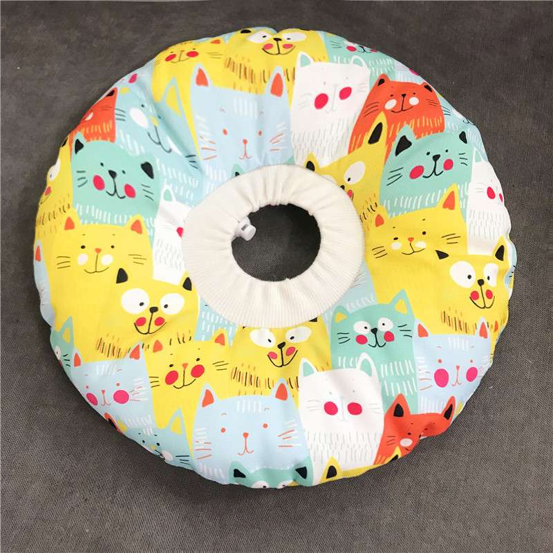 猫服 猫 エリザベスカラー | 猫用かわいいイラスト柄エリザベスカラー