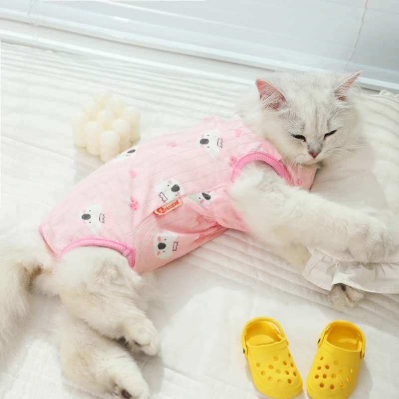 猫服  術後服 | もふもふ猫ちゃんの術後着心地ケア服