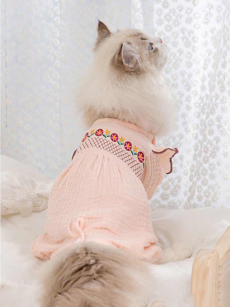 猫服  洋服 | お姫様風フリルオーバーオール