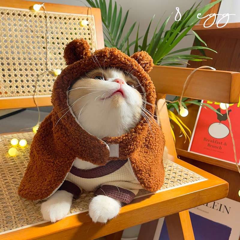 猫服  コスプレ | ペット用ホリデーコスチューム3点セット