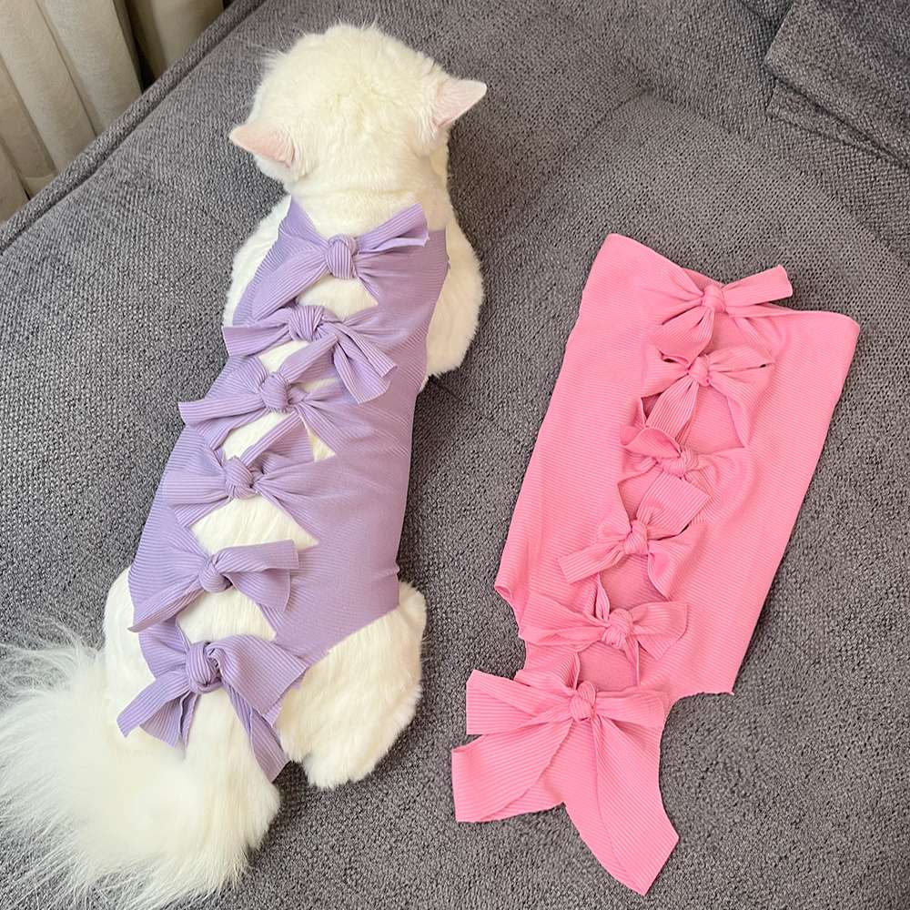 猫服  術後服 | もふもふ猫ちゃんの癒しリボン術後服