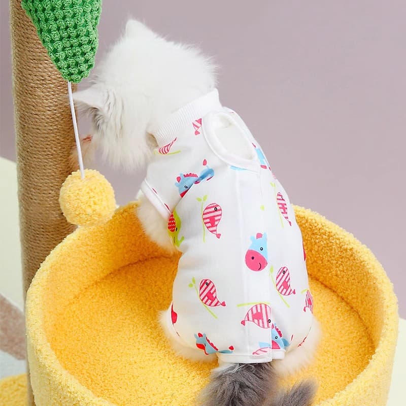 猫服  やさしい包み込み術後ウェア