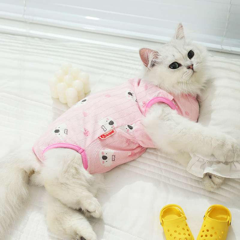 猫服  術後服 | もふもふ猫ちゃんの術後着心地ケア服
