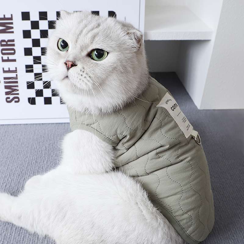 猫服  防寒服 | もこもこペット防寒ベスト