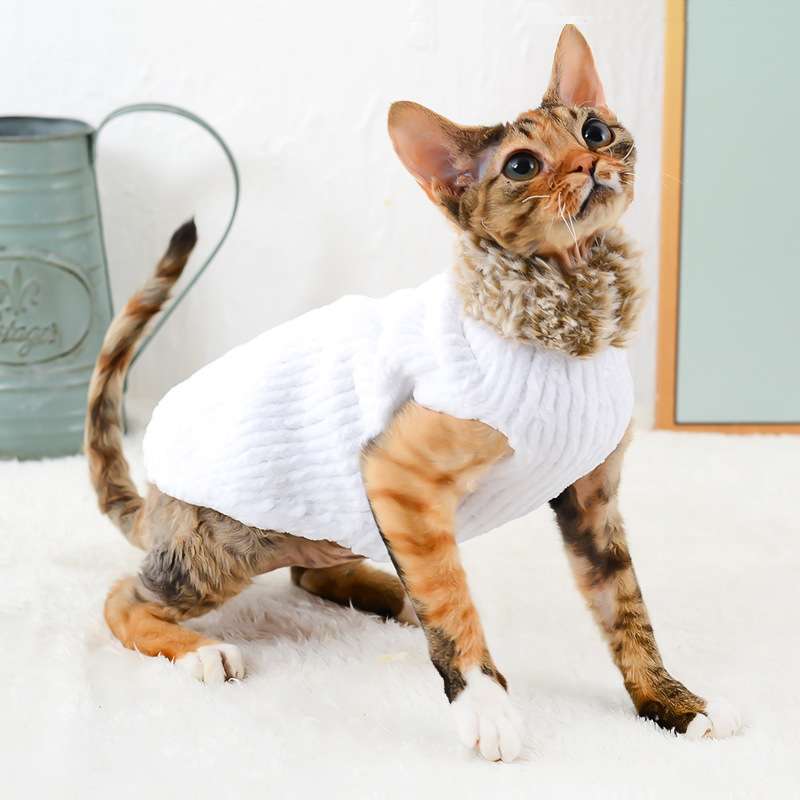 猫服  防寒服 | もこもこ猫ちゃんウォーマー