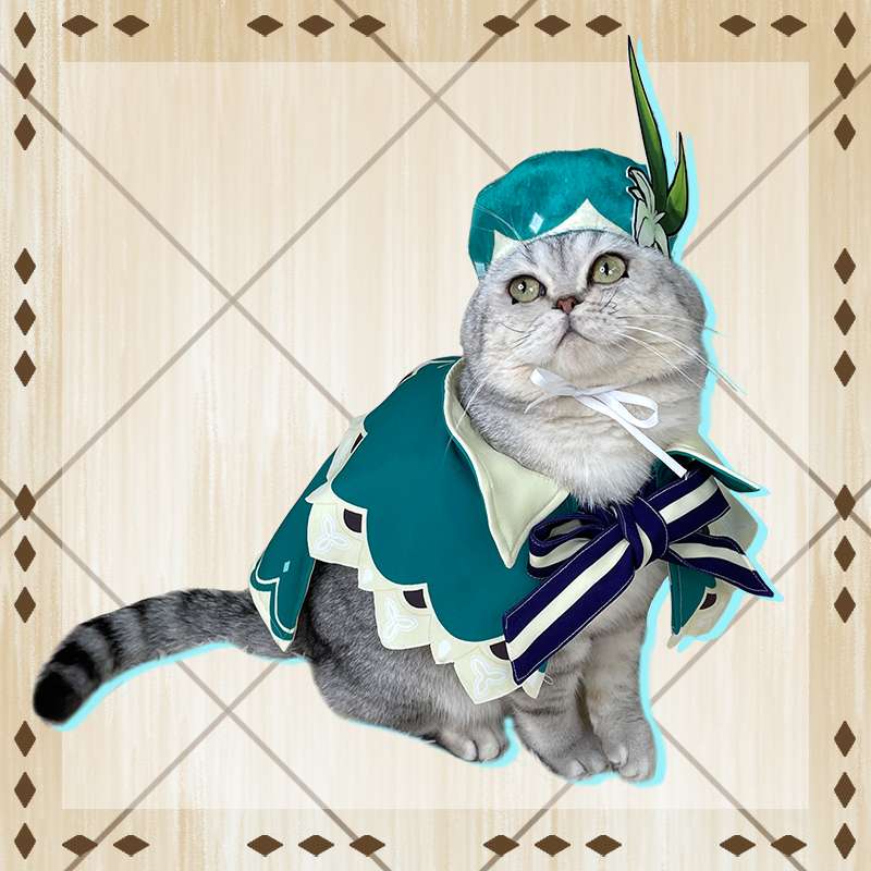 猫服  コスプレ | 妖精騎士風の猫用コスチューム