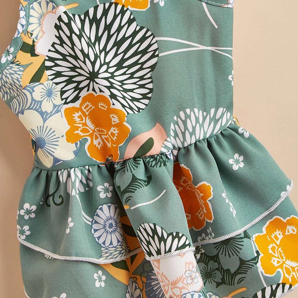 猫服  洋服 | 猫用フリルワンピース水着