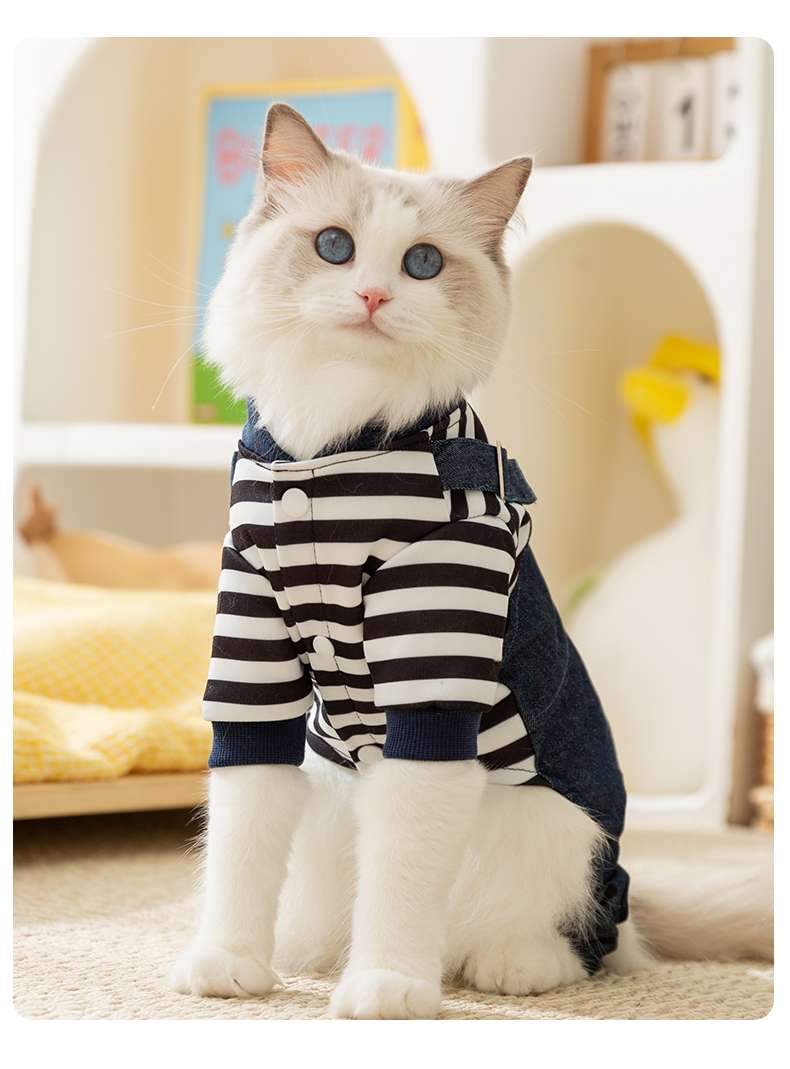 猫服  洋服 | もこもこネコちゃんつなぎパジャマ