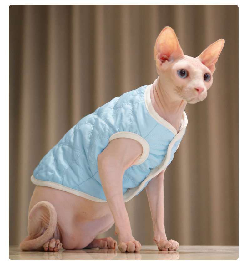 猫服  防寒服 | ネコちゃん用キルティングベスト