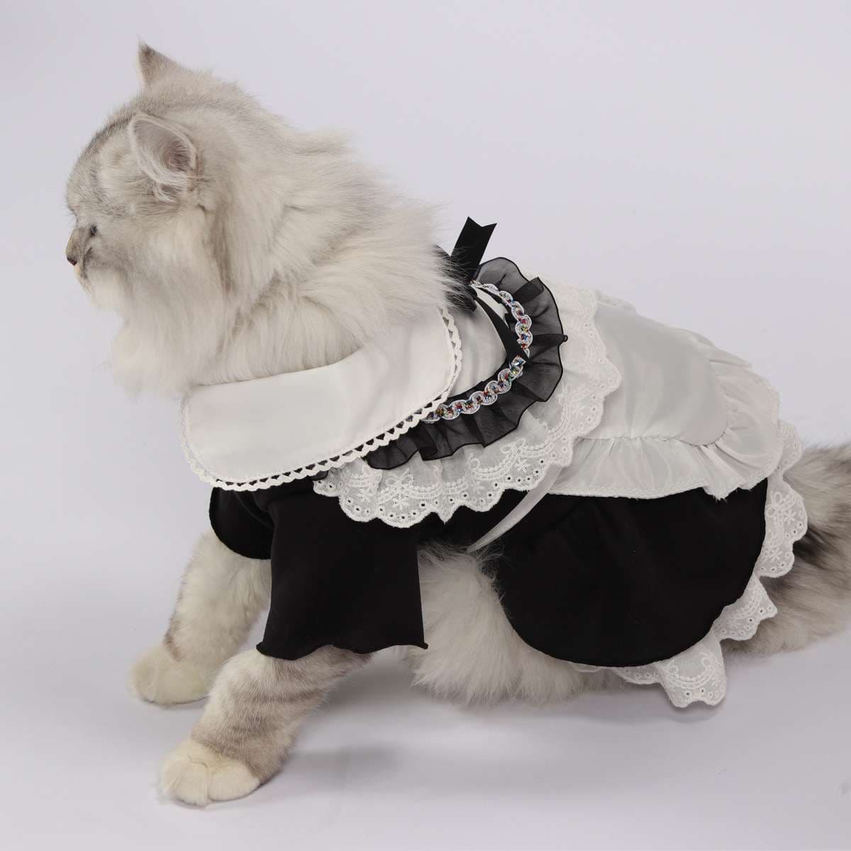 猫服  コスプレ | メイド風フリルワンピース
