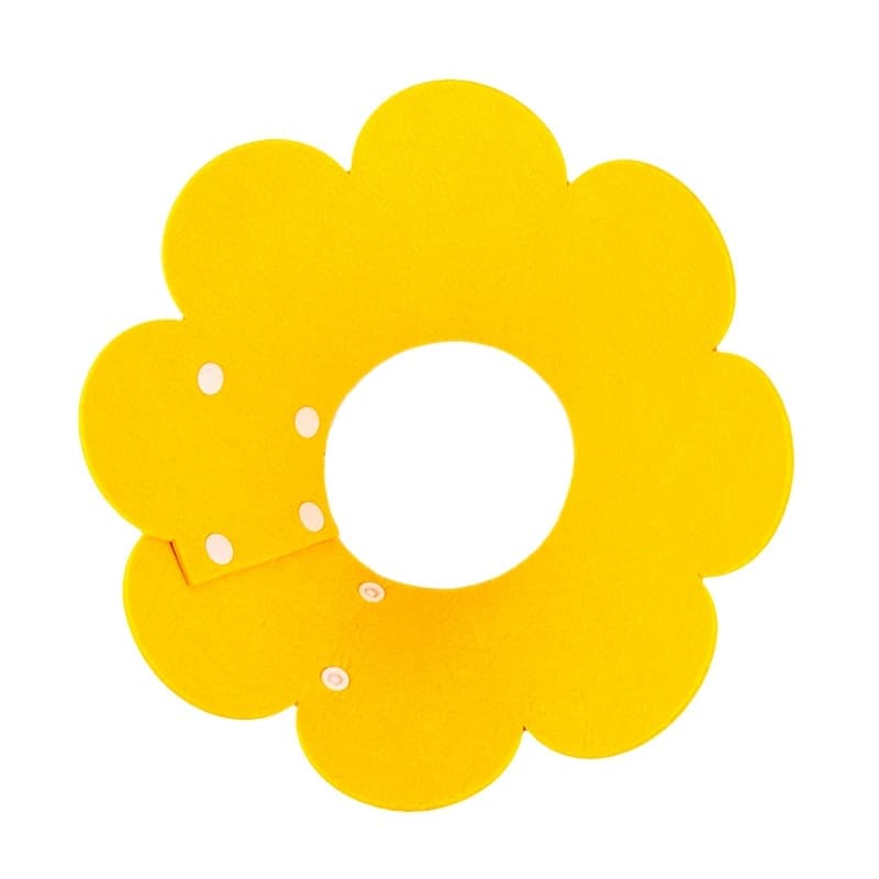 猫服 猫 エリザベスカラー | お花型ふんわりエリザベスカラー