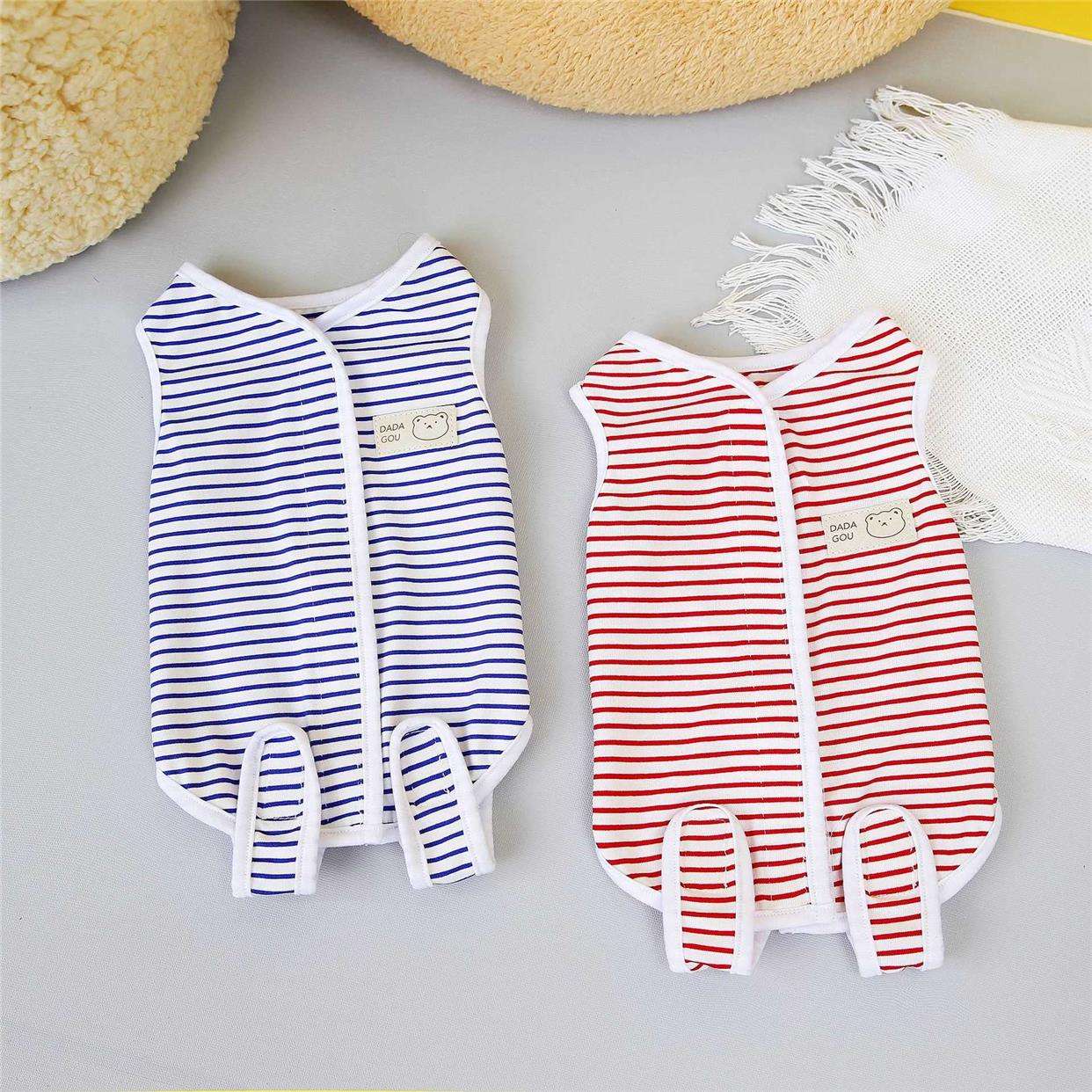 猫服  洋服 | ふわもこ猫ちゃんの縞柄ベスト