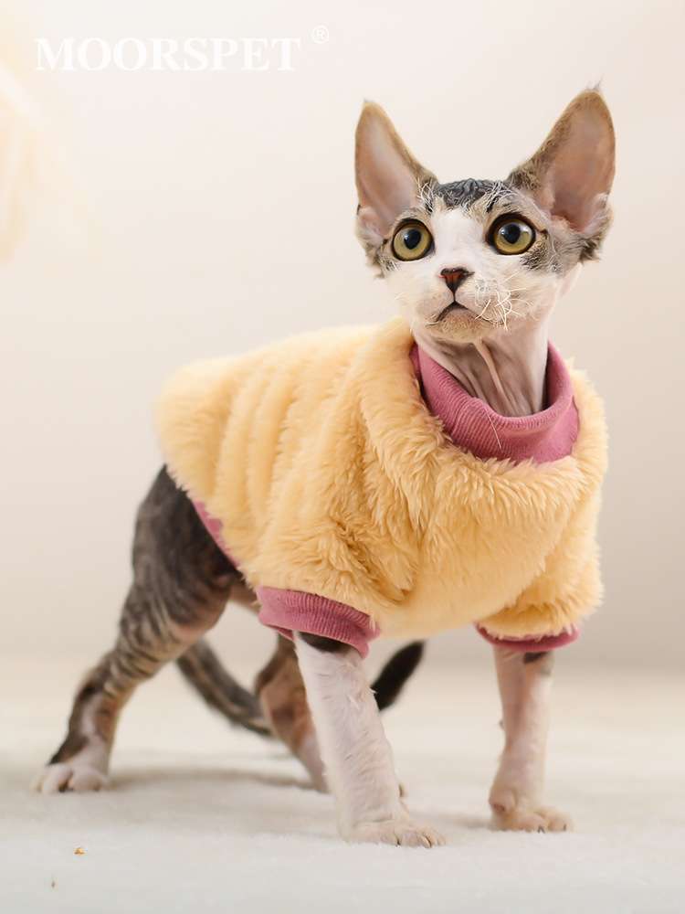 猫服  防寒服 | もこもこ猫ちゃんケープ