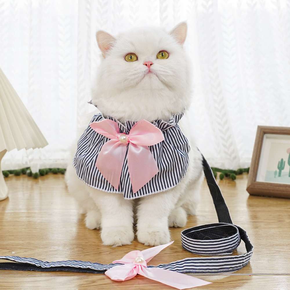 猫服  洋服 | ふわもこ猫ちゃんのおめかしビブ