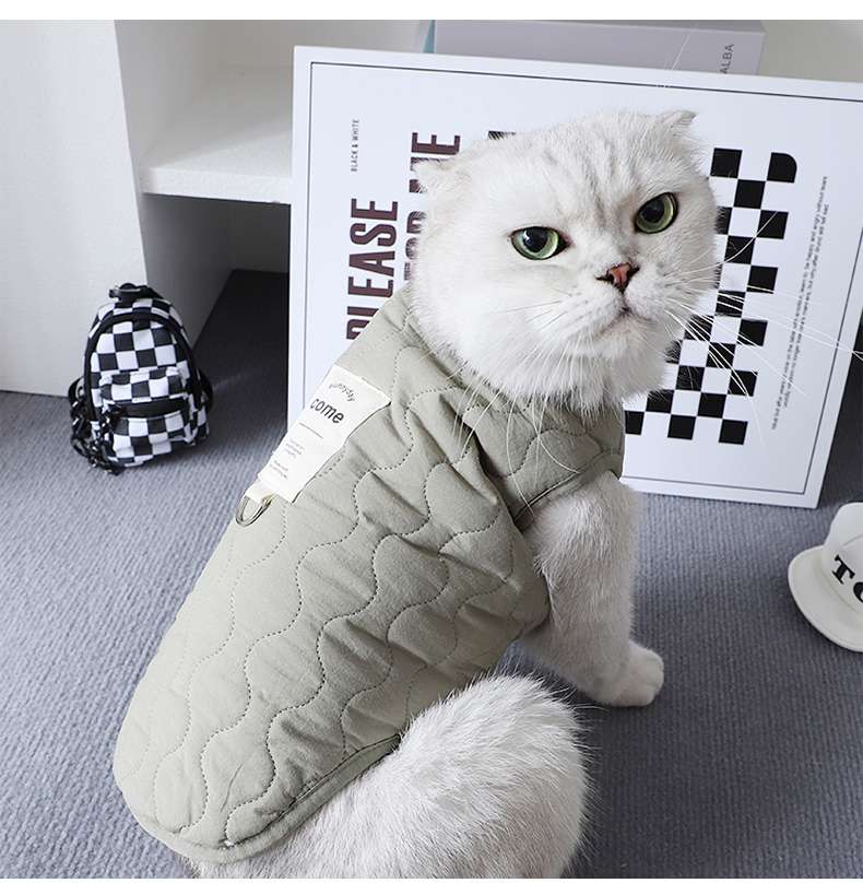 猫服  防寒服 | もこもこペット防寒ベスト