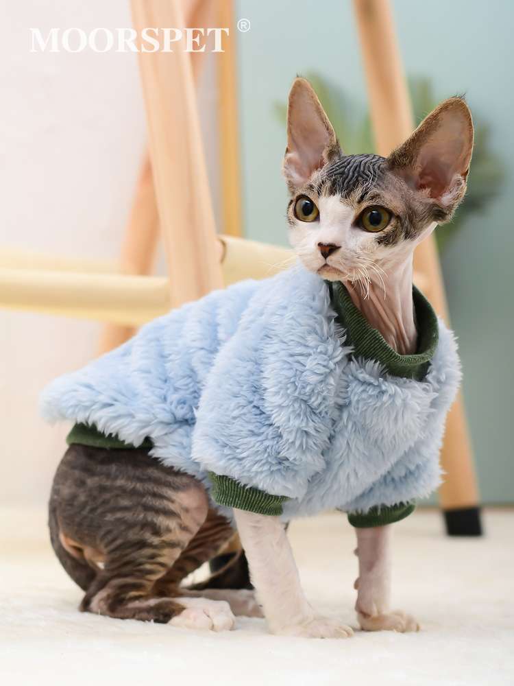 猫服  防寒服 | もこもこ猫ちゃんケープ