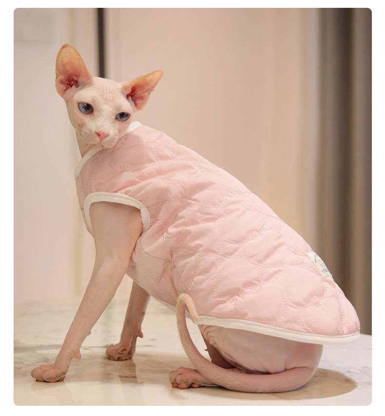 猫服  防寒服 | ネコちゃん用キルティングベスト