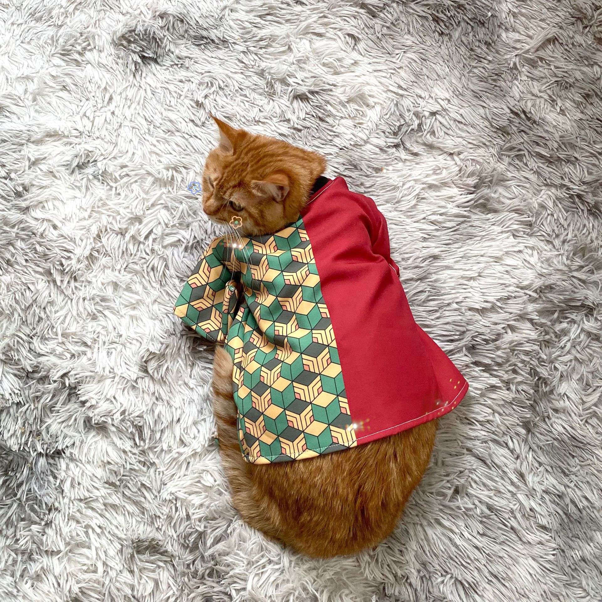 猫服  コスプレ | 鬼滅の刃風デザインの