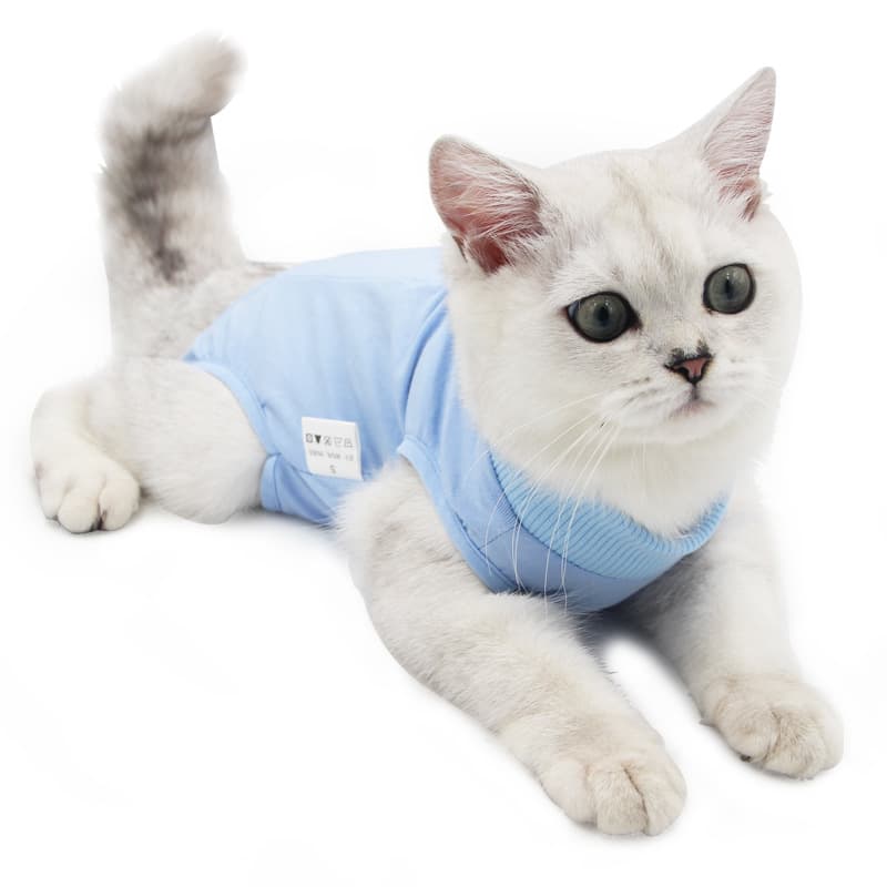 猫装通気性術後保護ウェア