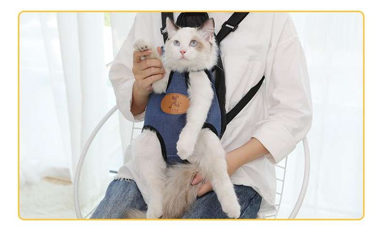 猫服  抱っこ服 | ふわもこキャリー 猫用抱っこバッグ