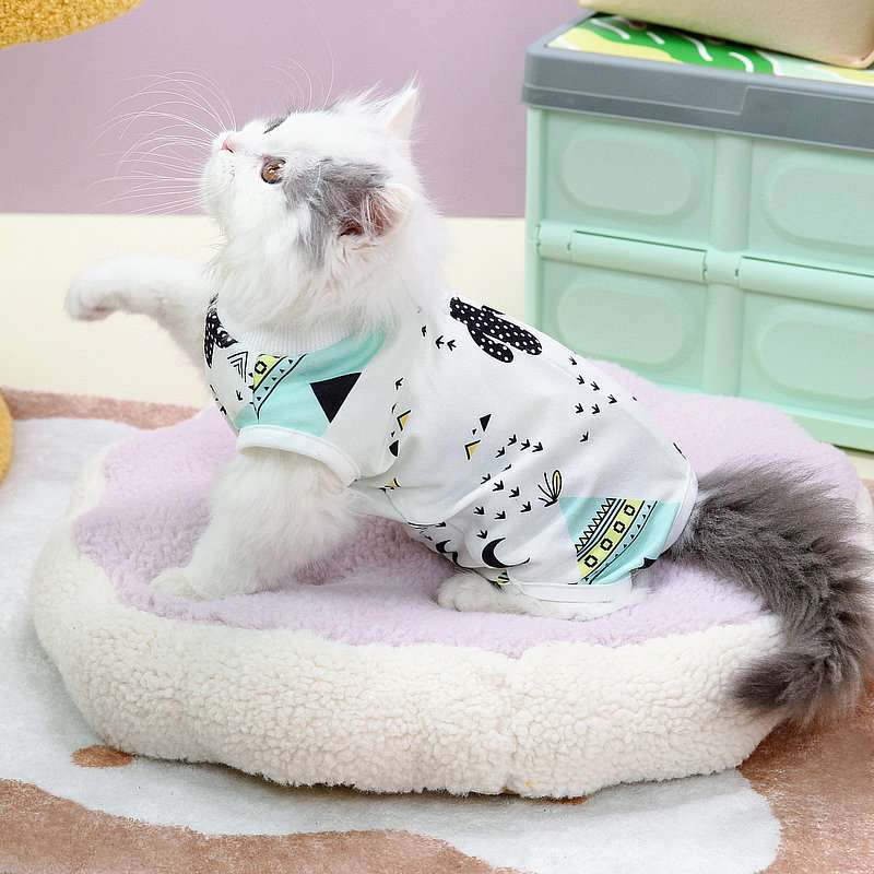 猫服  洋服 | ねこちゃん用フルーツ柄パジャマ