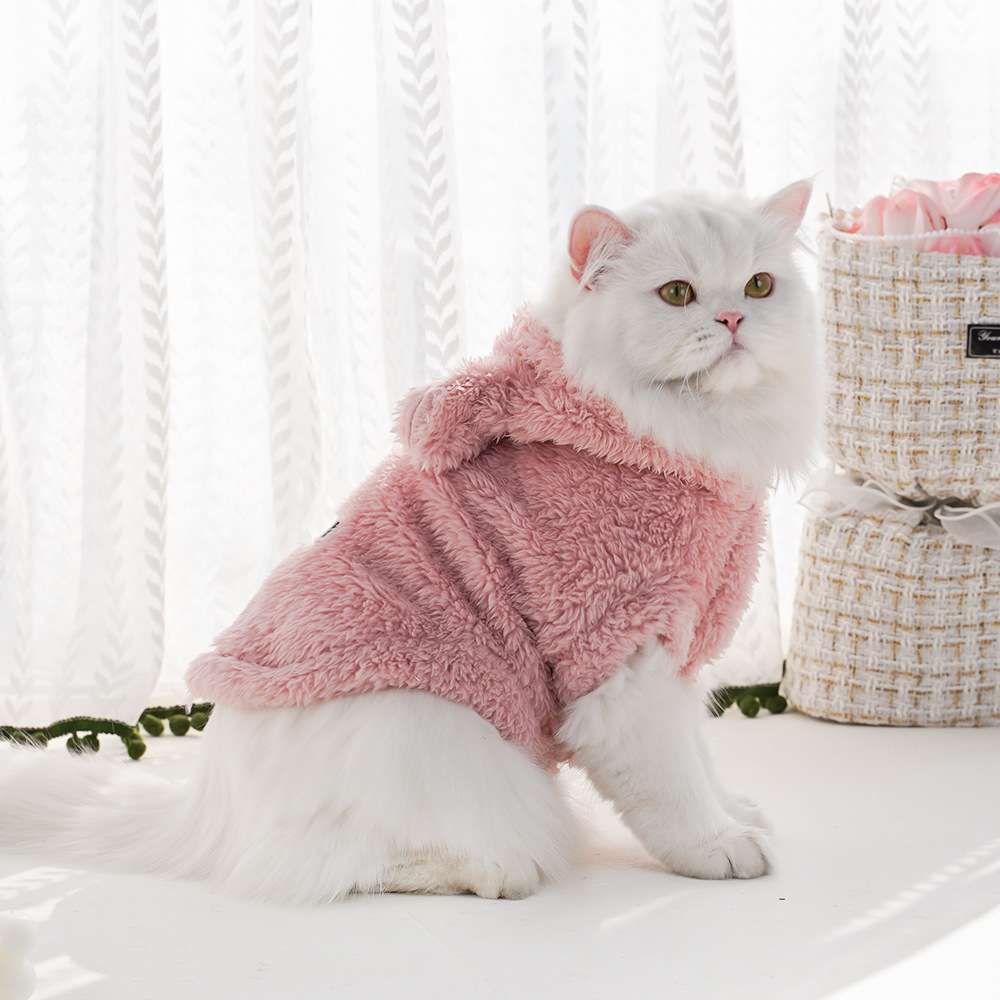 猫服  防寒服 | もこもこ猫ちゃんパーカー