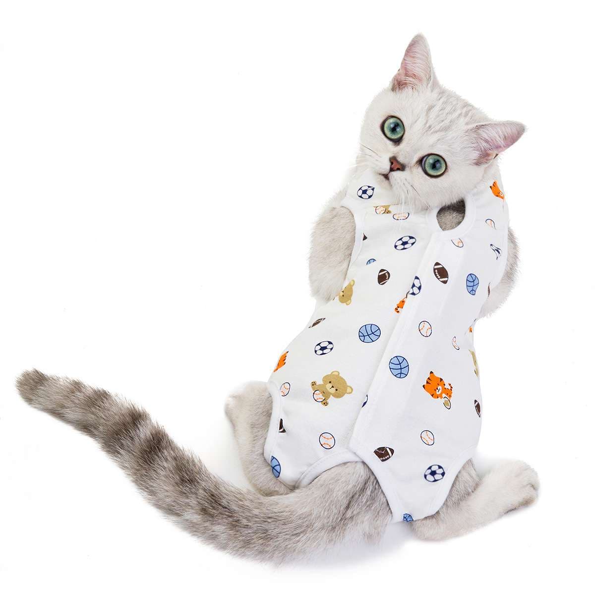 猫服  術後服 | 猫ちゃん用かわいい術後服オールインワン