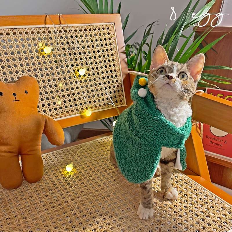 猫服  コスプレ | ペット用ホリデーコスチューム3点セット
