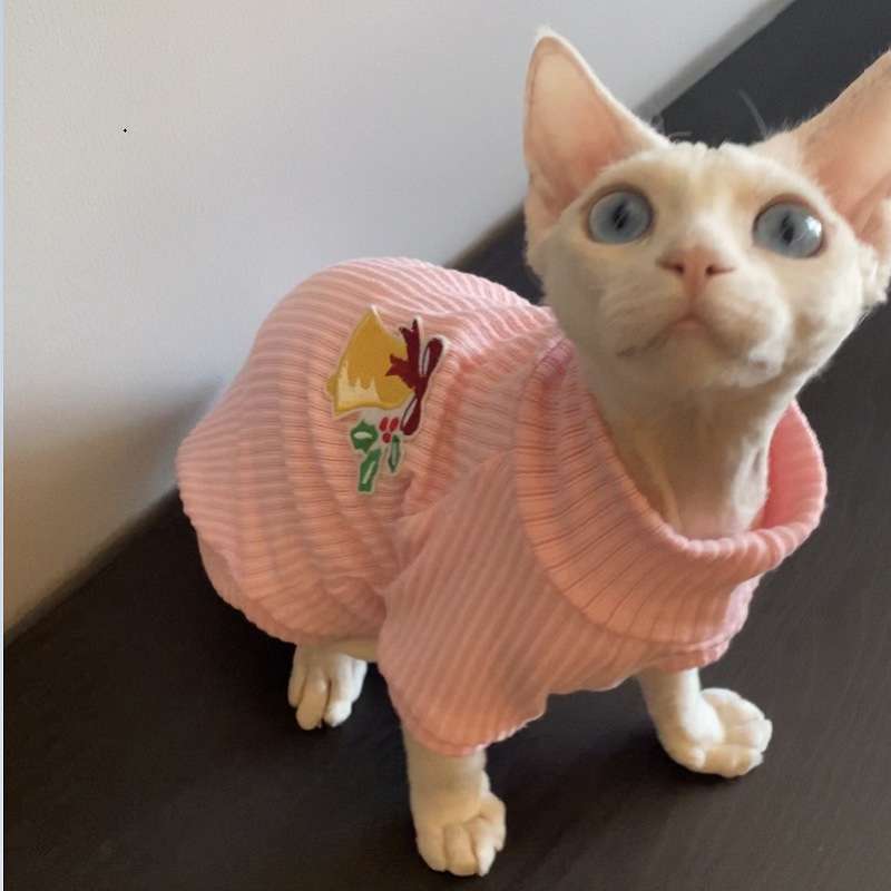 猫服  防寒服 | ネコちゃん用リブニットセーター