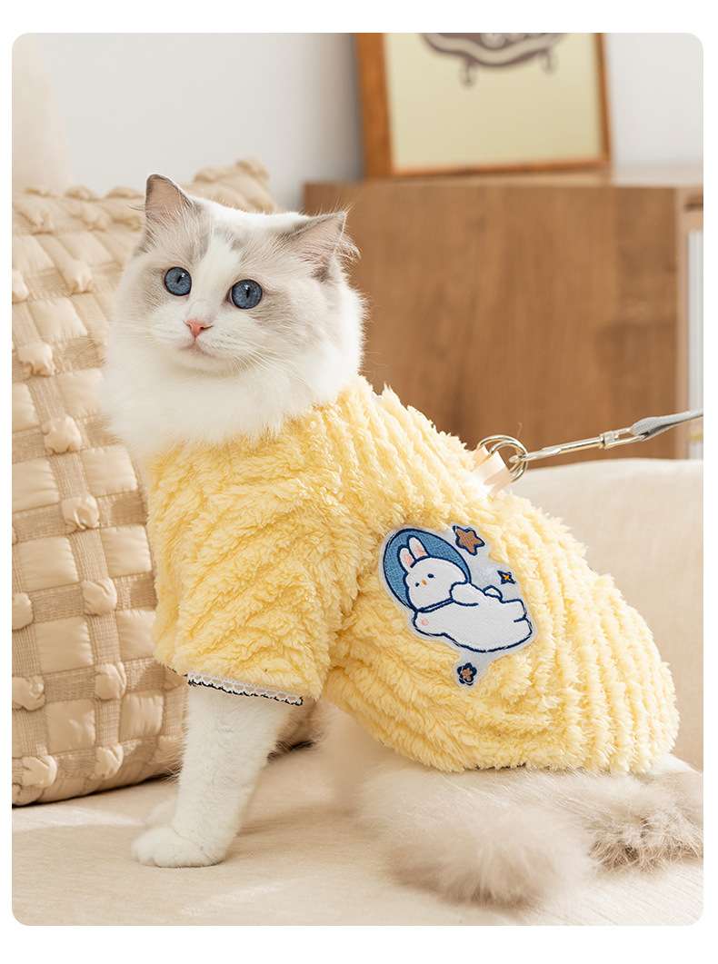 猫服  防寒服 | もこもこペット防寒ベスト