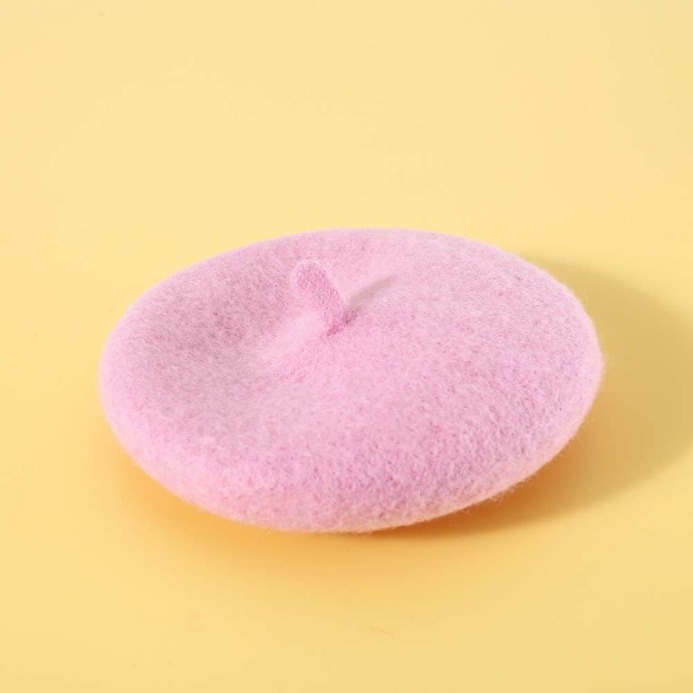 猫服  帽子 | ふわふわ猫用ベレー帽＆リボン首輪