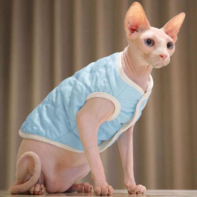 猫服  防寒服 | ネコちゃん用キルティングベスト